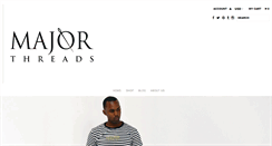 Desktop Screenshot of majorthreads.com