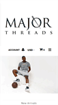 Mobile Screenshot of majorthreads.com